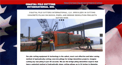Desktop Screenshot of coastalpilecutters.com